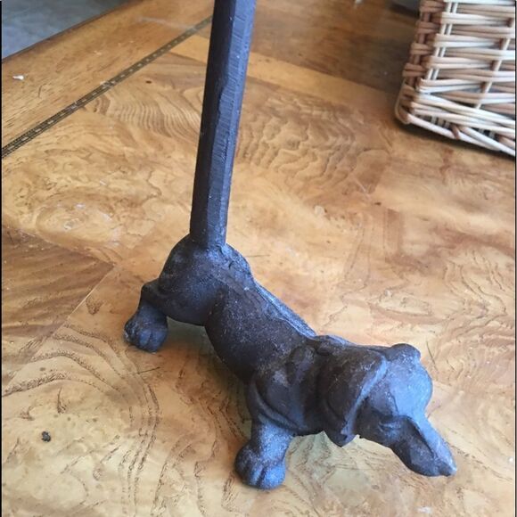 Weiner Dog Paper Towel Holder – Moss & Embers WEENIE DOG Paper Holder!!!